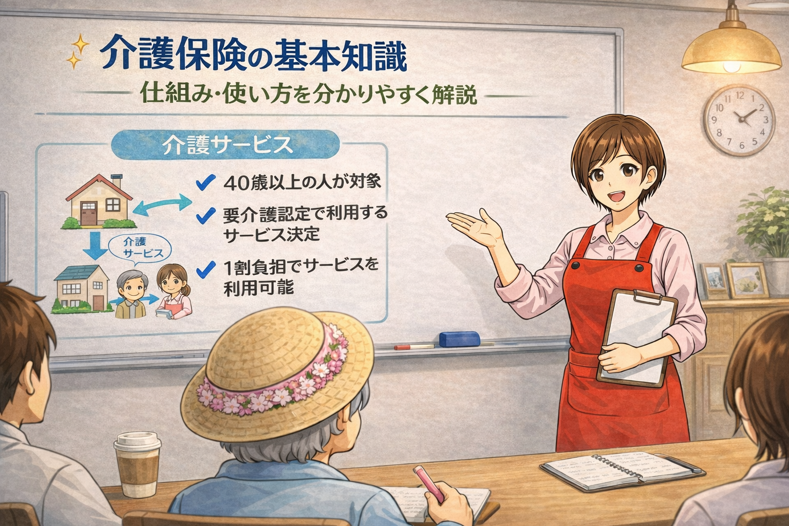 介護保険に関するQ&A2014年版のイメージ画像｜Chat GPTで作成しています。